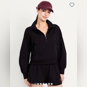 Old Navy Dynamic Fleece Half-Zip Sweatshirt, Size Medium